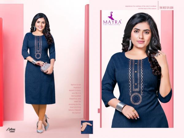 Mayra Optima Rayon Fancy Embroidery Kurti